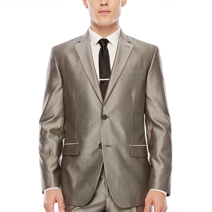 Jf J. Ferrar Silver Luster Jacket - Slim Fit