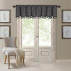 Elrene Mia Jacquard Rod-pocket Scalloped Valance