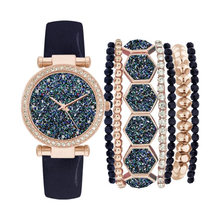 Womens Blue Strap Watch-jc1747rg569-007