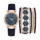 Womens Blue Strap Watch-jc1747rg569-007