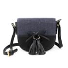 Olivia Miller Maliha Two Tone Saddle Crossbody Bag