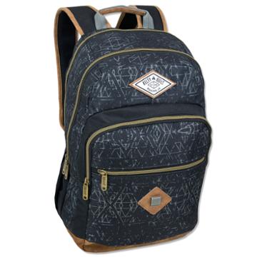 Kelty Print With Faux Leather Bottom Backpack