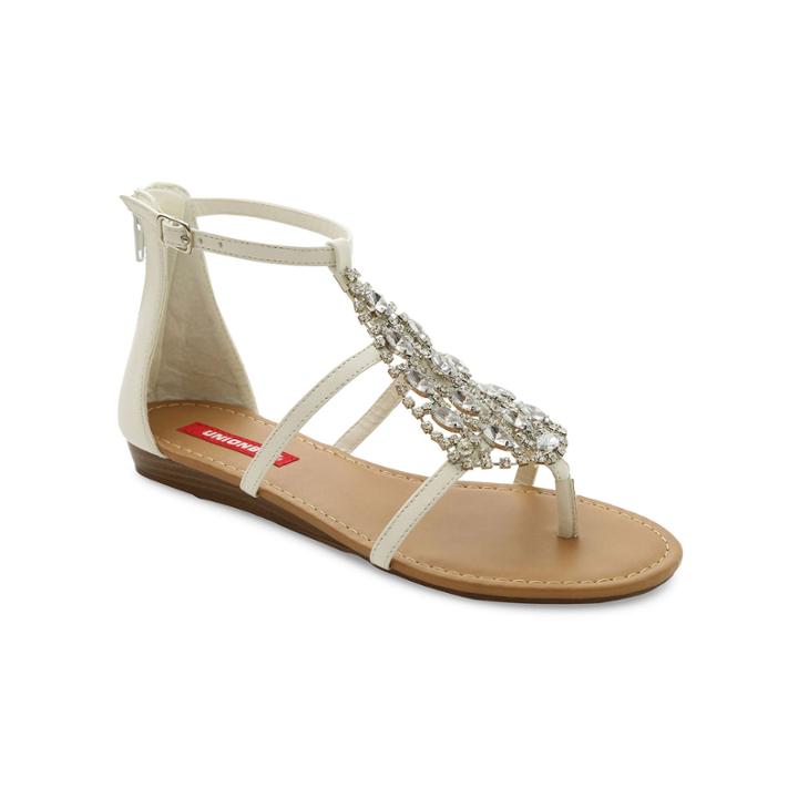 Unionbay Closed Zip-back Flat Sandals