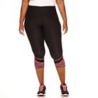 Xersion&trade; Colorblock Space-dye Capris - Plus