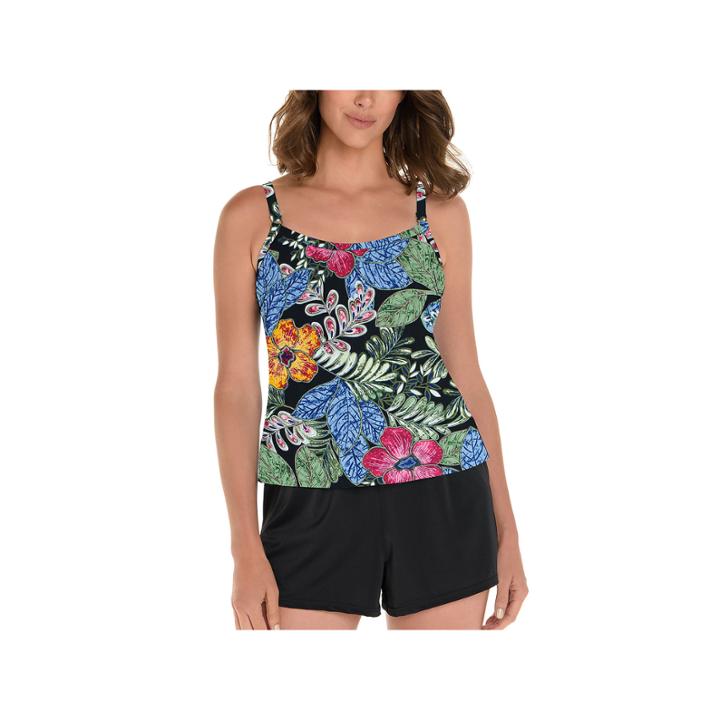 Trimshaper Trimshaper Jacobean Swim Dress