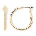 Mixit Gold-tone Tube Hoop Earrings