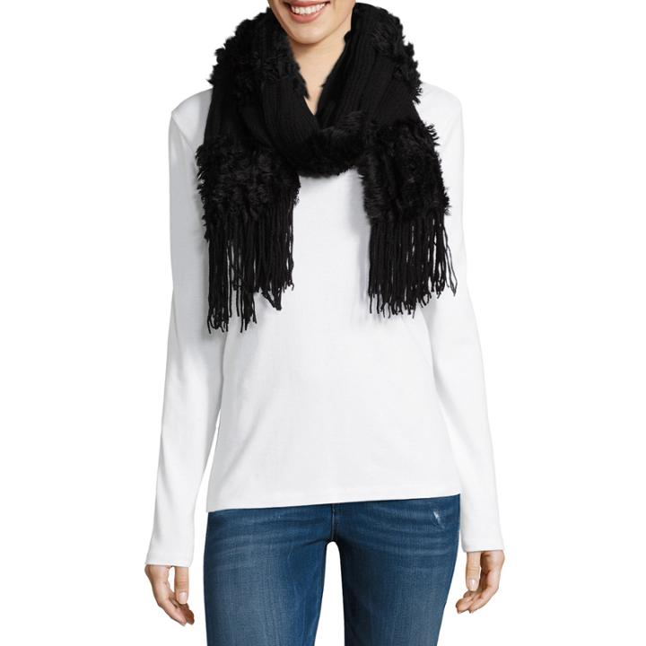 Mixit Fringe Oblong Cold Weather Scarf
