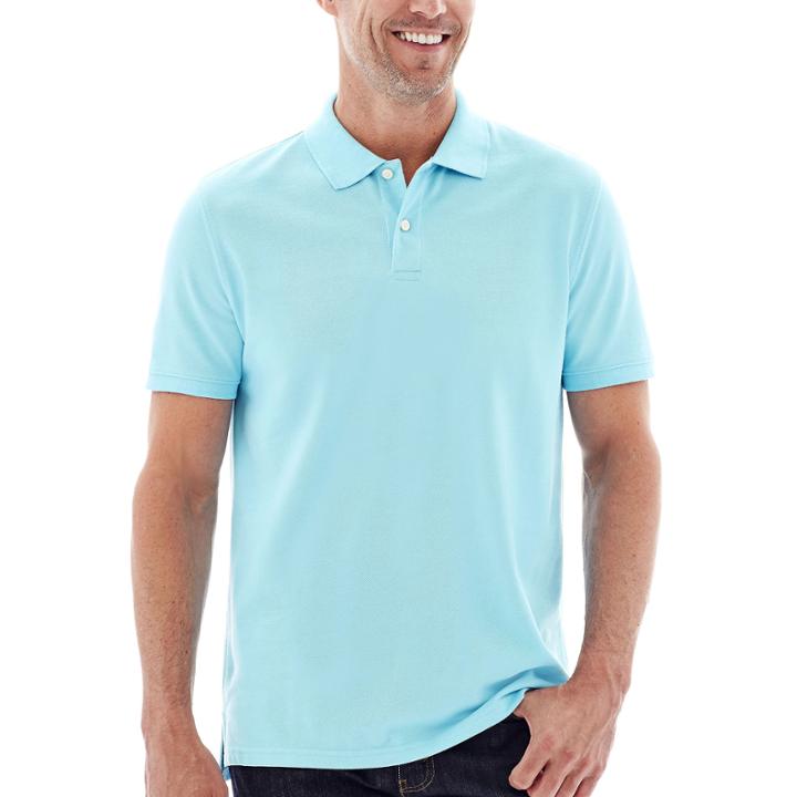 St. John's Bay Solid Legacy Piqu Polo