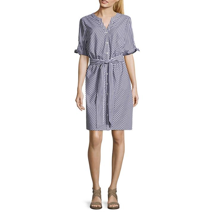 Alyx Elbow Sleeve Shirt Dress