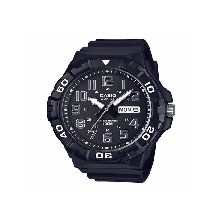Casio Table Mens Black Strap Watch-mrw210h-1apb