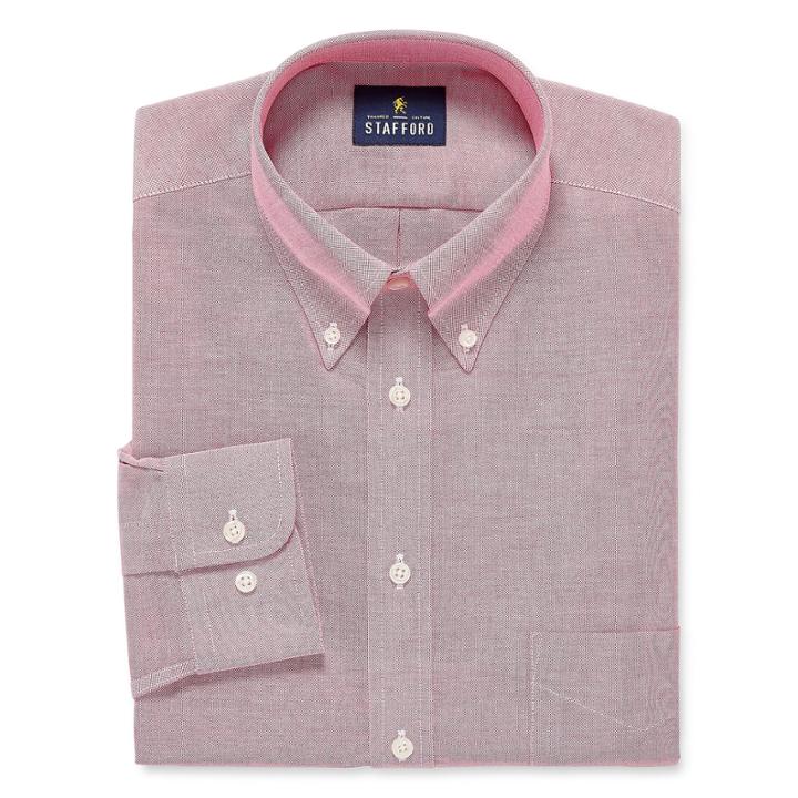 Stafford Long Sleeve Oxford Dress Shirt