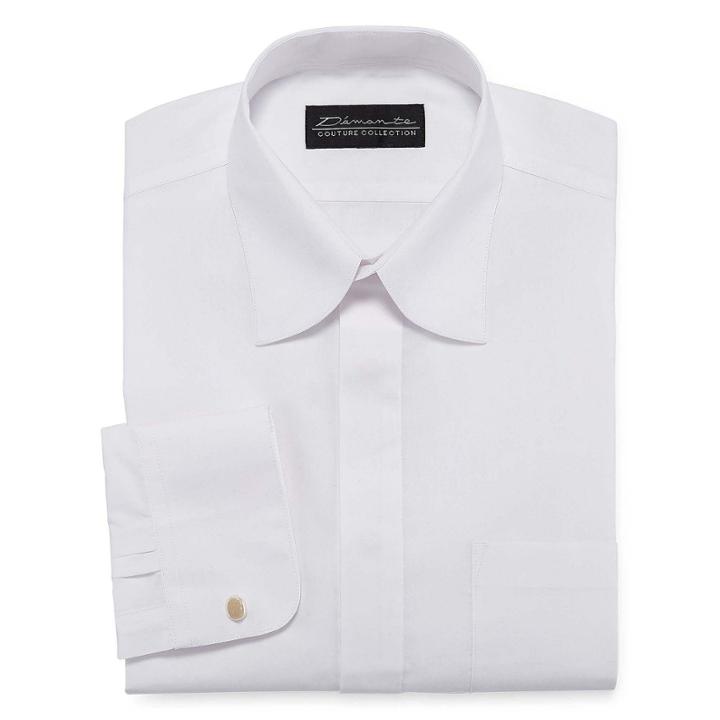 D'amante Modern Long Sleeve Woven Dress Shirt