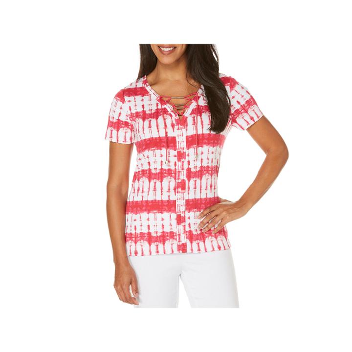 Rafaella V Neck Tee