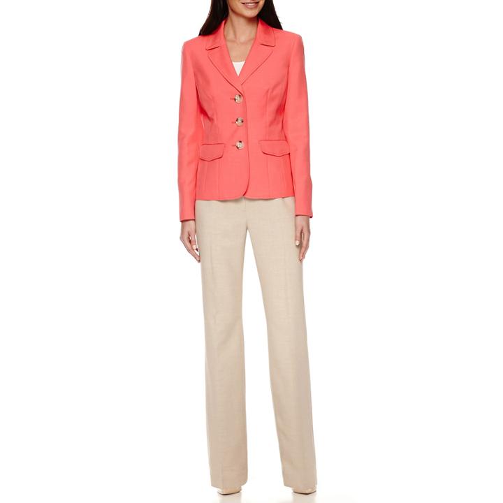 Le Suit Jacket And Pant Suit Set