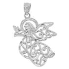Sterling Silver Angel Charm Pendant