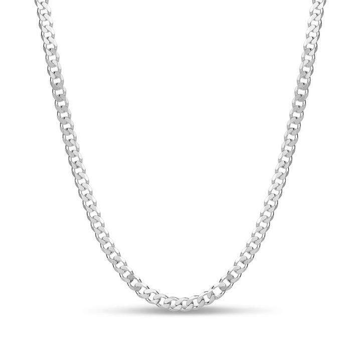 Made In Italy Solid 20 Inch Chain Necklace