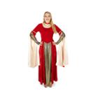 Red Velvet Renaissance Dress Adult Costume