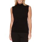 Alfred Dunner Tis The Season Sleeveless Mock Neck Pullover Sweater