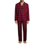 North Pole Trading Company Plaid Coat Front 2 Piece Set -men's