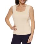 Sag Harbor Sleeveless Square Neck Pullover Sweater