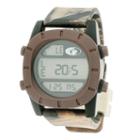 Mossy Oak Mens Brown Bezel Camouflage Silicone Strap Sport Watch