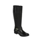 Liz Claiborne Trina Quilted Riding Boots - Wide Calf