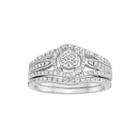 I Said Yes&trade; 1/3 Ct. T.w. Diamond Halo Bridal Ring Set