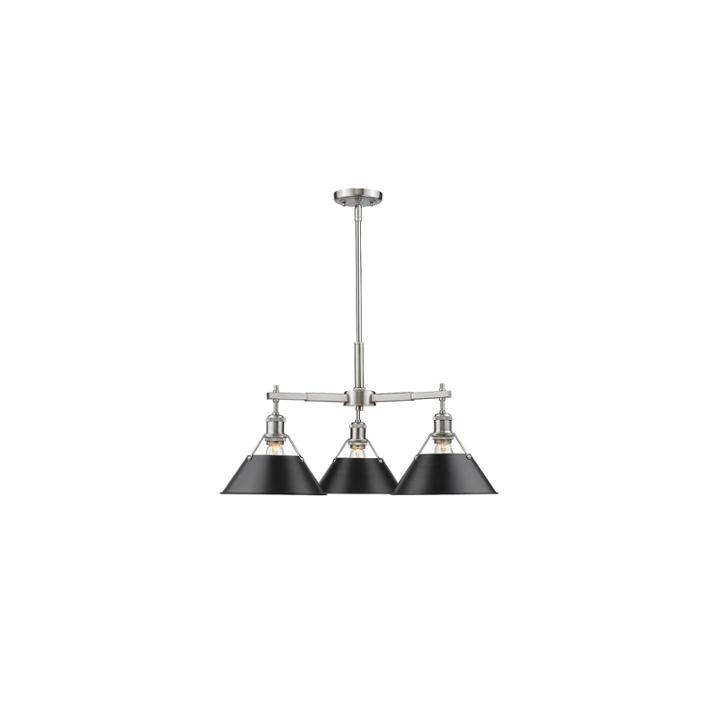 Orwell 3-light Nook Chandelier In Pewter