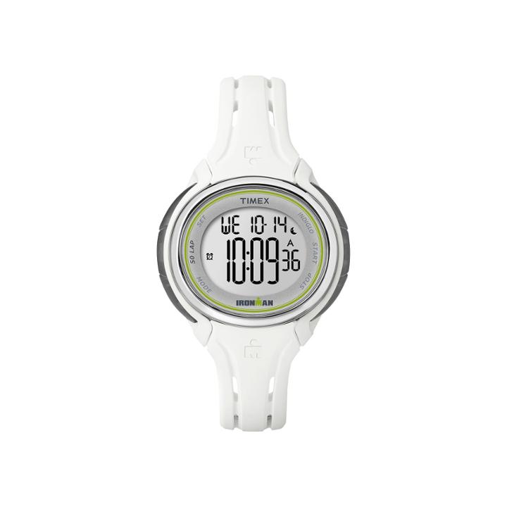 Timex Ironman Womens White Resin Strap 50-lap Watch Tw5k907009j
