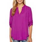 Decree Roll Tab Blouse