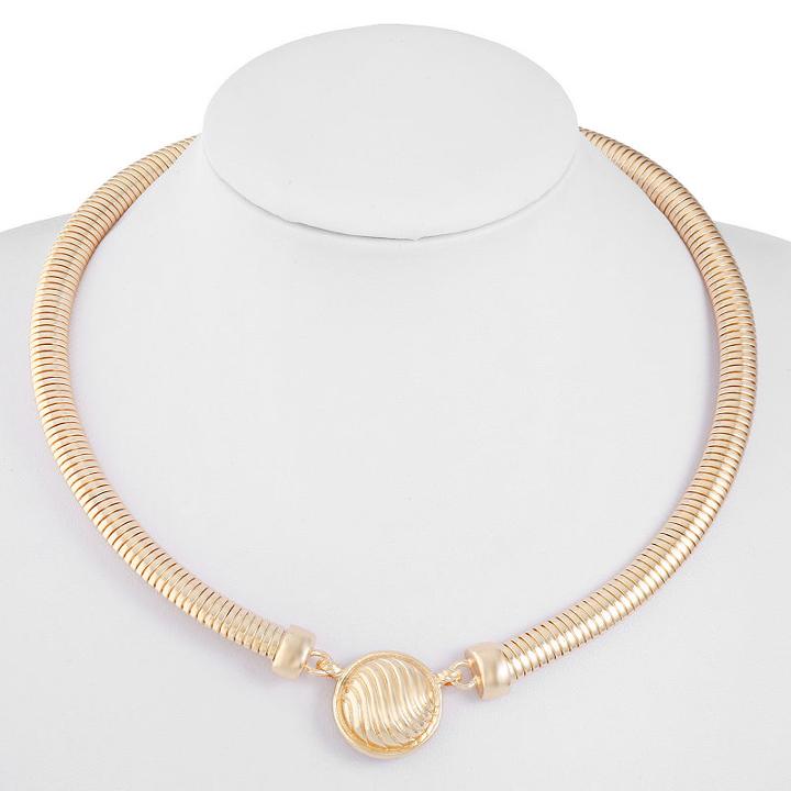 Monet Jewelry Womens Round Collar Necklace