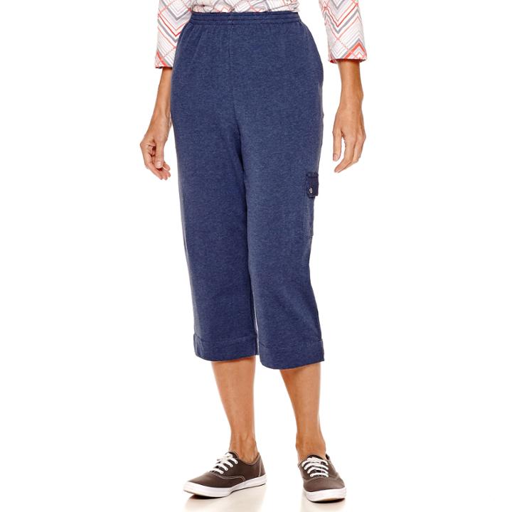 Alfred Dunner Cape Hatteras French Terry Capris