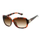 Valentino Sunglasses V614s / Frame: Dark Havana Lens: Brown Gradient