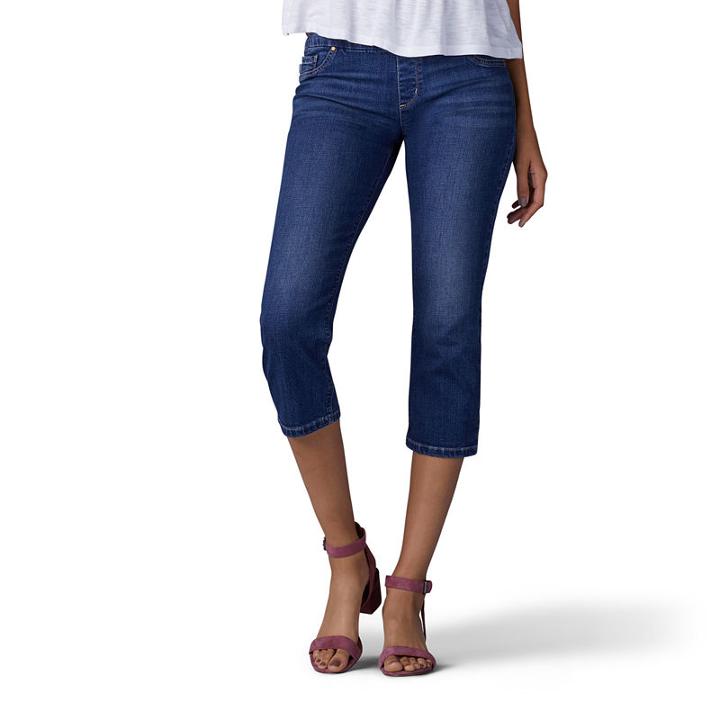 Lee Pull On Denim Capri-petites