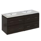 48-in. W Wall Mount Dawn Grey Vanity Set For 3h4-in. Drilling