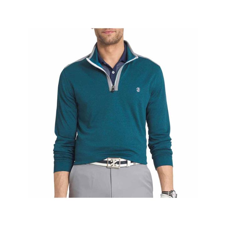 Izod Long Sleeve Quarter Zip Pullover
