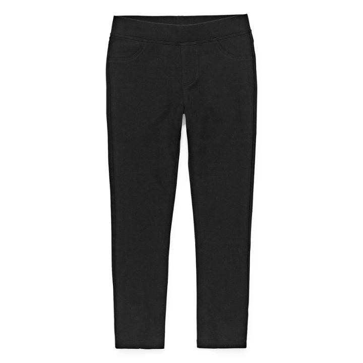 Okie Dokie Gilrs Black Ponte Jegging