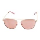 Nicole By Nicole Miller Rimless Square Uv Protection Sunglasses-womens