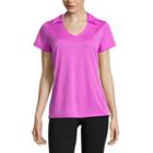Made For Life Short Sleeve Solid Knit Polo Shirt