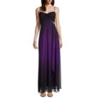 Reign On Spaghetti-strap Ombr Glitter Long Slim Dress - Juniors