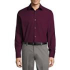 Claiborne Long Sleeve Dots Button-front Shirt