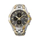 Seiko Excelsior Mens Two-tone Chronograph Solar Watch Ssc138
