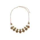 Arizona Freeform Multi Color Statement Necklace