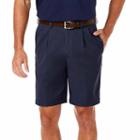 Haggar Cool 18 Pro Classic Fit Pleated Shorts