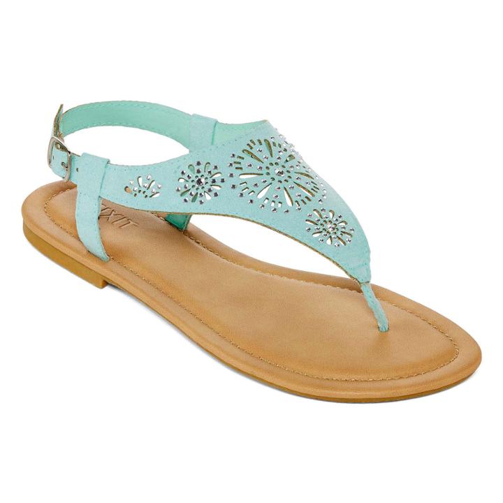 Mixit&trade; Floral Shield Strap Sandals