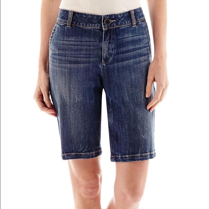 Liz Claiborne Chino Bermuda Shorts