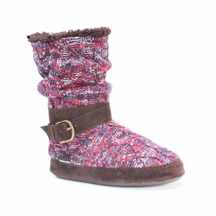 Muk Luks Womens Lisen Bootie Slippers