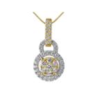 Diamond Blossom Womens 1 Ct. T.w. White Diamond 14k Gold Pendant Necklace
