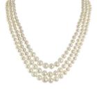 Cultured Freshwater Pearl Graduated 3-strand Necklace