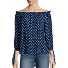 A.n.a 3/4 Sleeve Off The Shoulder Blouse